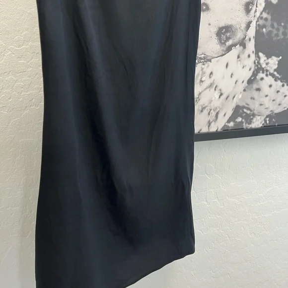 Dian von Furstenberg Silk Black Slip Dress - Picture 2 of 6
